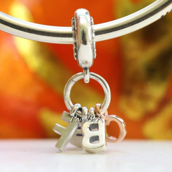 Pandora Best Friends Forever Dangle Charm 788165NCC - Picture 3 of 3